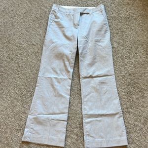 Light blue pin strip pants